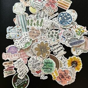 150 Bible Stickers Decals - Bible Versus / BRAND NEW
